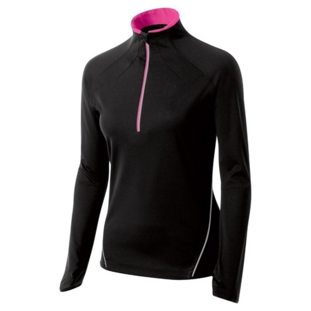 Women Asics Thermal Half Zip Pullover Sweater M